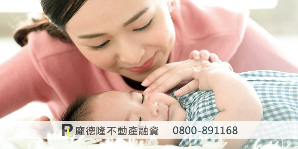 Affectionate mother looking at child