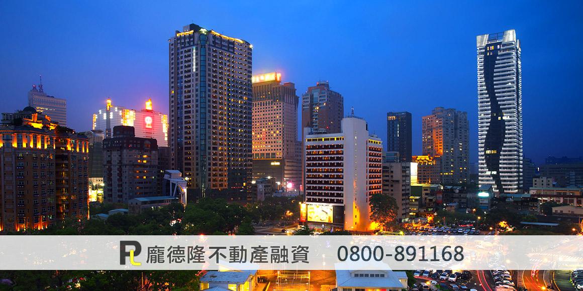 Aerial shot of night scene